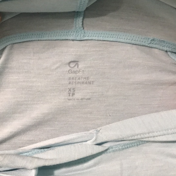 Light blue Gap athletic hoodie (size: xs) - Picture 3 of 3